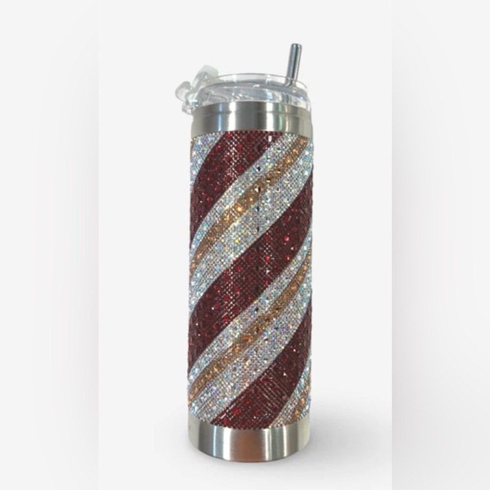 Jacqueline Kent Candy Cane Tumbler